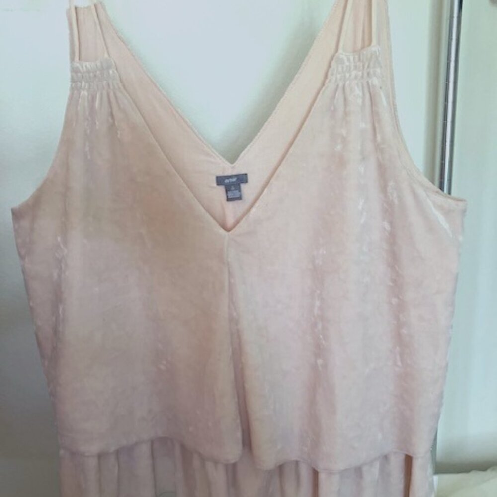 EUC Aerie Velvet Short Tank Size L
